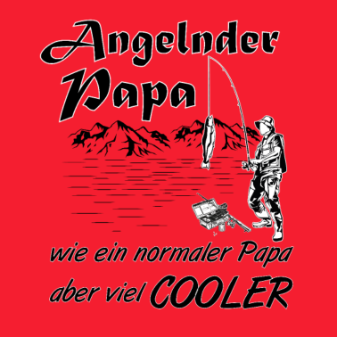 Motiv Angeln mit dem Vater - Spruch Geburtstagsgeschenk