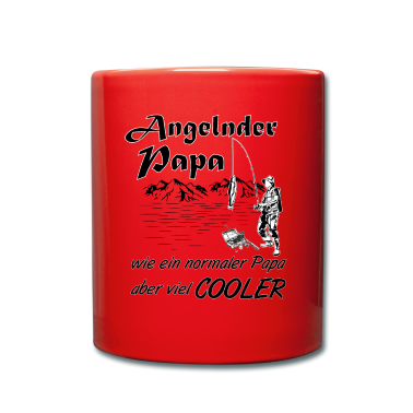 Geburtstagsgeschenk Vater Tasse - Angeln mit dem Vater - Spruch Geburtstagsgeschenk