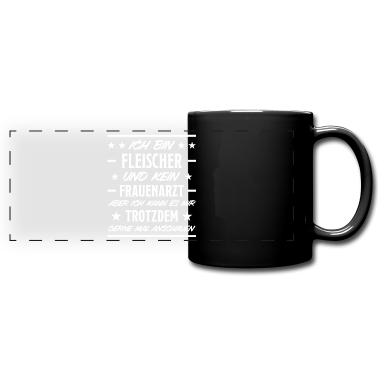 Geburtstagsgeschenk Vater Tasse - Fleischer Metzger Beruf Lustiger Spruch Geschenk