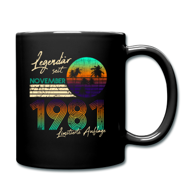 Geburtstagsgeschenk Vater Tasse - 40. Geburtstag Vintage Legendär November 1981