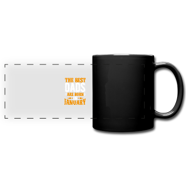 Geburtstagsgeschenk Vater Tasse - Die besten Väter werden im Januar als Geburtstagsgeschenk geboren