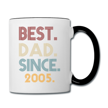 Geburtstagsgeschenk Vater Tasse - Bester Vater seit 2005, 16. Geburtstagsgeschenk