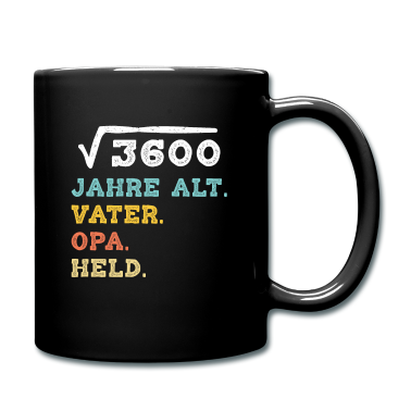 Geburtstagsgeschenk Vater Tasse - 60. Geburtstagsgeschenk Wurzel 3600 Vater Opa Held