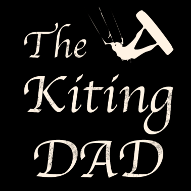 Motiv Papa der Kitesurfer. Geschenk für Väter und Kiter
