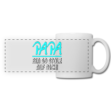 Geburtstagsgeschenk Vater Tasse - Papa bin so stolz auf Dich VATER FAMILIE WERTE