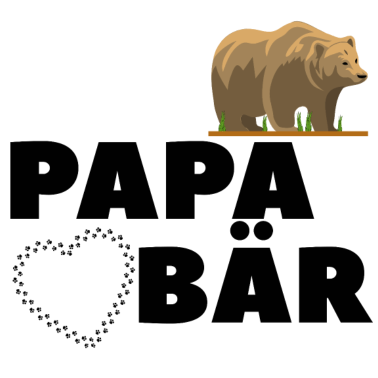 Motiv Papa Bär Baer Stolzer Papa Vater Familie