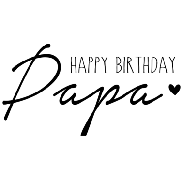 Motiv Happy Birthday, Papa