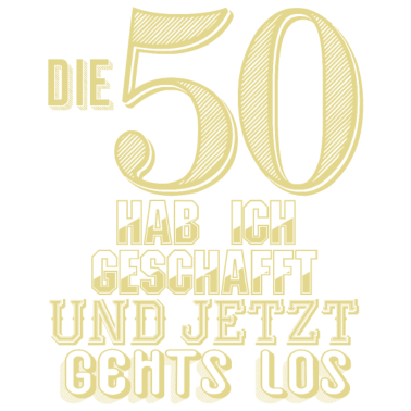 Motiv Geburtstagsgeschenk zum 50. Geburtstag