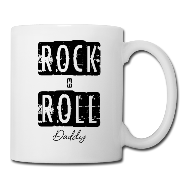 Geburtstagsgeschenk Vater Tasse - Rock'n'Roll Papa Geburtstagsgeschenk