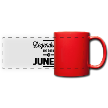 Geburtstagsgeschenk Vater Tasse - Geburtstagsgeschenk-Legenden werden im Juni geboren