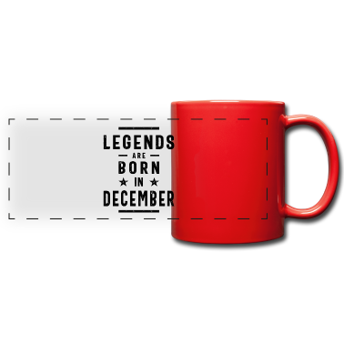 Geburtstagsgeschenk Vater Tasse - Geburtstagsgeschenk-Legenden werden im Dezember geboren