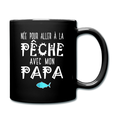 Geburtstagsgeschenk Vater Tasse - geboren, um zu fischen mit Vater Vater und Tochter