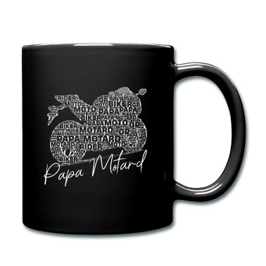 Geburtstagsgeschenk Vater Tasse - Papa Biker Geburtstagsgeschenk Wortwolke