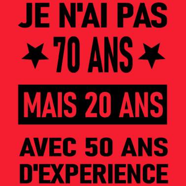 Motiv Ich bin nicht 70 Geburtstagsgeschenk.