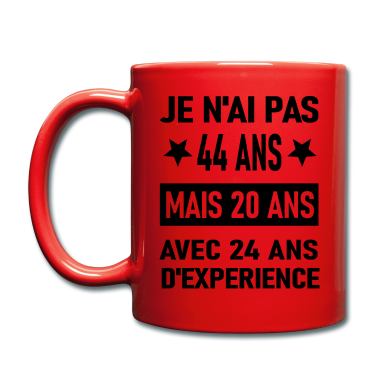 Geburtstagsgeschenk Vater Tasse - Ich bin nicht 44. Geburtstagsgeschenk