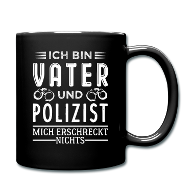 Geburtstagsgeschenk Vater Tasse - Polizist und Vater