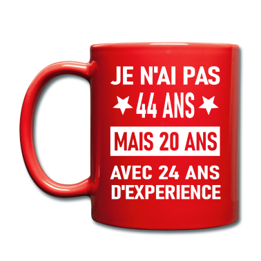 Geburtstagsgeschenk Vater Tasse - Ich bin nicht 44 - Geburtstagsgeschenk