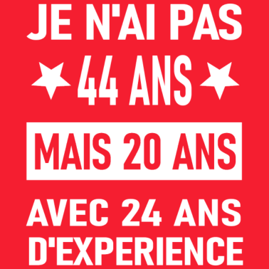 Motiv Ich bin nicht 44 - Geburtstagsgeschenk