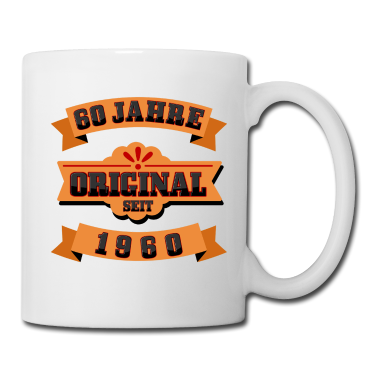Geburtstagsgeschenk Vater Tasse - 60. GEBURTSTAG - ORIGINAL SEIT 1960 - JAHRGANG