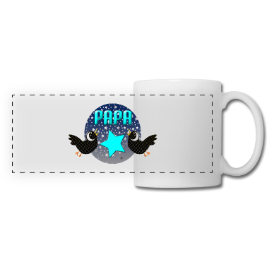 Geburtstagsgeschenk Vater Tasse - Papa werden Vatertag Familie Sternenhimmel Raben