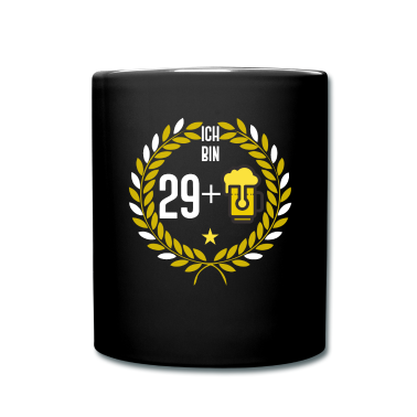 Geburtstagsgeschenk Vater Tasse - Ich Bin 29 + Bier - Geburtstagsgeschenk Bierkrug