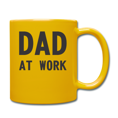 Geburtstagsgeschenk Vater Tasse - Vater bei der Arbeit