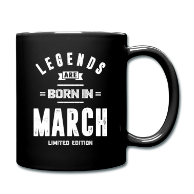 Geburtstagsgeschenk Vater Tasse - März Geburtstagsgeschenk Legenden werden im März geboren