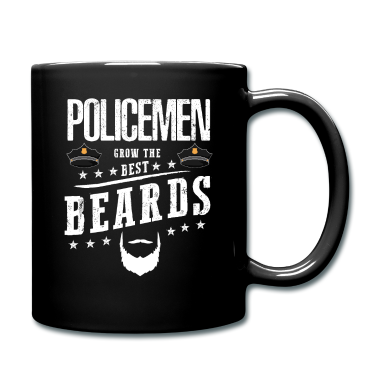 Geburtstagsgeschenk Vater Tasse - Bart Polizei Geschenk Geburtstagsgeschenk