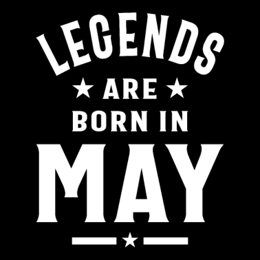 Motiv Mai Geburtstagsgeschenk Legenden werden im Mai geboren