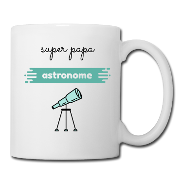 Geburtstagsgeschenk Vater Tasse - Super-Astronom-Papa, Geburtstagsgeschenk-Idee