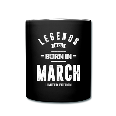 Geburtstagsgeschenk Vater Tasse - März Geburtstagsgeschenk Legenden werden im März geboren
