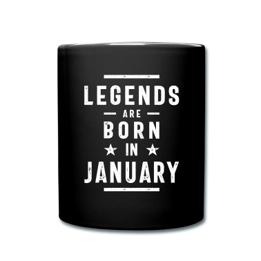 Geburtstagsgeschenk Vater Tasse - Januar Geburtstagsgeschenk Legenden werden im Januar geboren