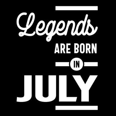 Motiv Juli Geburtstagsgeschenk Legenden werden im Juli geboren