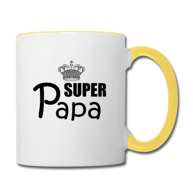 Geburtstagsgeschenk Vater Tasse - Super Papa Geburtstagsgeschenk Idee