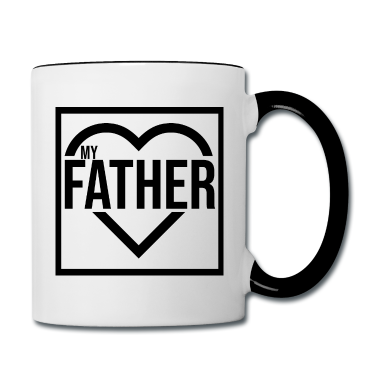 Geburtstagsgeschenk Vater Tasse - Ich liebe meinen Vater.