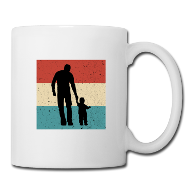 Geburtstagsgeschenk Vater Tasse - Vater und Tochter