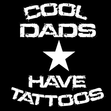 Motiv Cooler Vater Papa Väter Dad Tattoo Geschenkidee