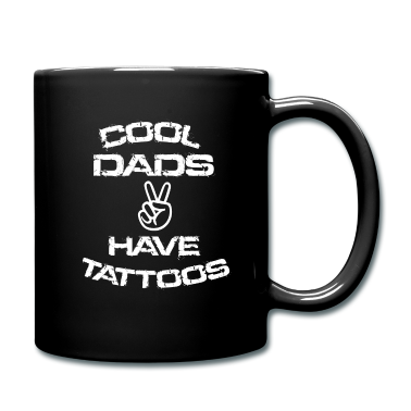 Geburtstagsgeschenk Vater Tasse - Vater Papa Väter Dad Tattoo Spruch Geschenkidee