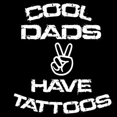 Motiv Vater Papa Väter Dad Tattoo Spruch Geschenkidee
