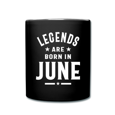 Geburtstagsgeschenk Vater Tasse - Juni Geburtstagsgeschenk Legenden werden im Juni geboren