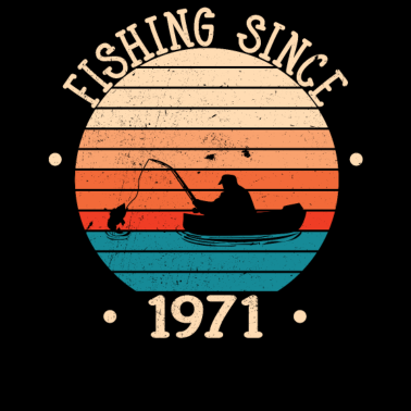 Motiv Fischer Angler geboren 1971 Geburtstagsgeschenk