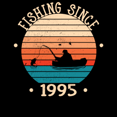 Motiv Fischer Angler geboren 1995 Geburtstagsgeschenk