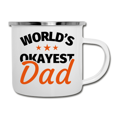 Geburtstagsgeschenk Vater Emaille Tasse - Vater Geburtstagsgeschenk