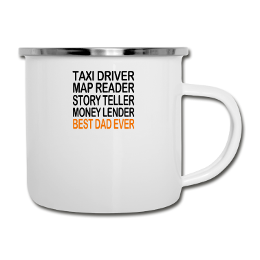 Geburtstagsgeschenk Vater Emaille Tasse - Bestes Vater-Vater-Geburtstagsgeschenk für mich