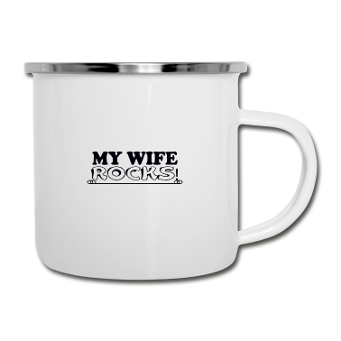 Geburtstagsgeschenk Vater Emaille Tasse - 457 Frau Königin Geburtstagsgeschenk cool Vater lustig