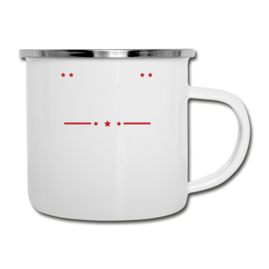 Geburtstagsgeschenk Vater Emaille Tasse - 383 Frau Königin Geburtstagsgeschenk cool Vater lustig