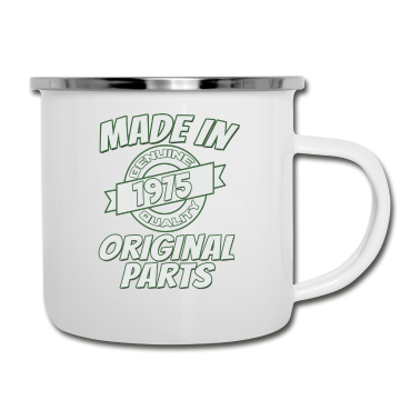Geburtstagsgeschenk Vater Emaille Tasse - 1975 Geburtstagsgeschenk Geburtstagsgeschenkparty
