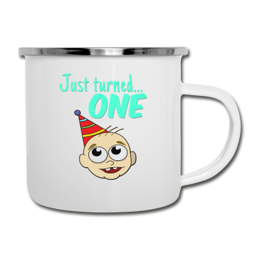 Geburtstagsgeschenk Vater Emaille Tasse - 1. Geburtstagsgeschenk Geburtstagsgeschenkparty
