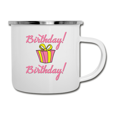 Geburtstagsgeschenk Vater Emaille Tasse - Tolle Geburtstagsgeschenk-Geburtstagsfeier