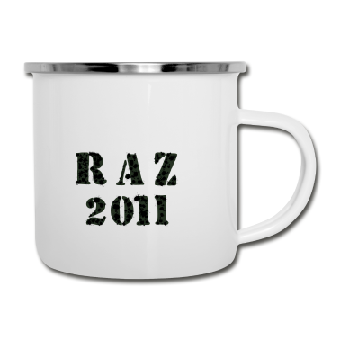 Geburtstagsgeschenk Vater Emaille Tasse - Name Fammilienname Geburtsjahr Geburtstagsgeschenk